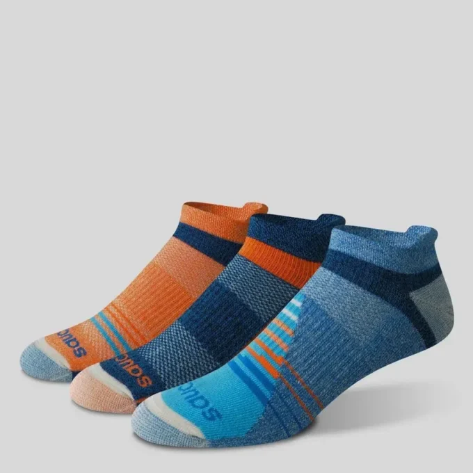 Inferno merino wool blend no show 3-pack sock Inferno merino wool blend no show 3-pack sock
