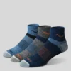 Inferno merino wool blend quarter 3-pack sock Inferno merino wool blend quarter 3-pack sock