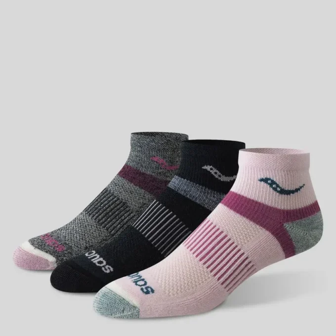 Inferno merino wool blend quarter 3-pack sock Inferno merino wool blend quarter 3-pack sock
